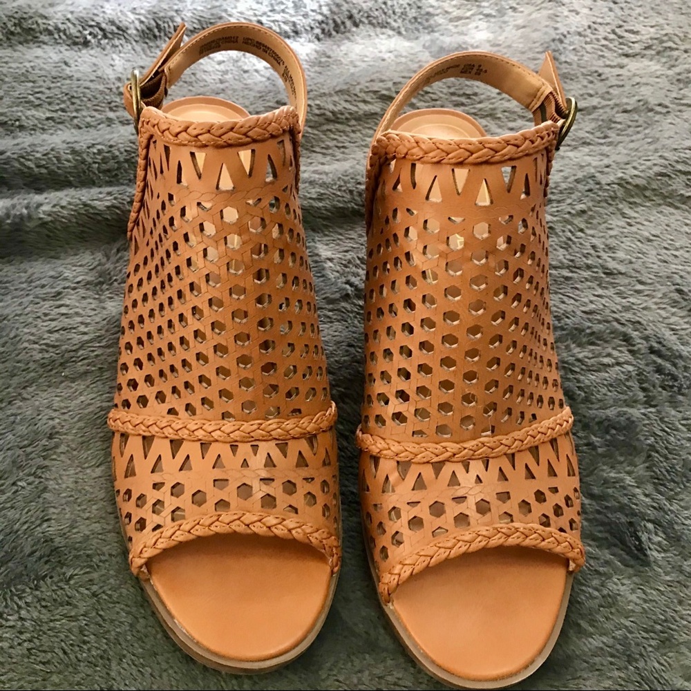 Open Toe Wedge Heels